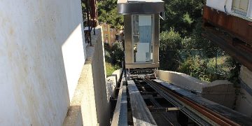 Türkbeleni’nde panoramik asansörler tamir ediliyor