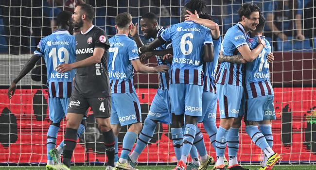 5 gollü maçta kazanan Trabzonspor