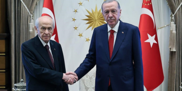 Erdoğan-Bahçeli görüşmesi başladı