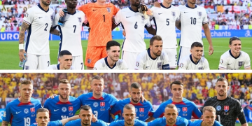 İngiltere ile Slovakya çeyrek final için sahaya çıkıyor