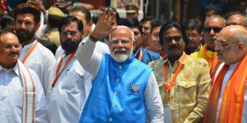 Modi üçüncü kez başbakan olarak yemin etti