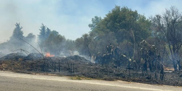 Antalya’da yerleşim yerleri yakınında yangın
