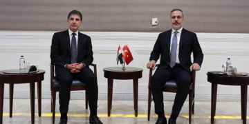 Dışişleri Bakanı Fidan Barzani ile bir araya geldi