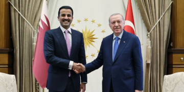 Erdoğan, Al Sani ile bir araya geldi