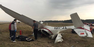 Bursa’da eğitim uçağının düşmesi sonucu iki pilot hayatını kaybetti