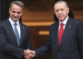 Cumhurbaşkanı Erdoğan ABD’de Miçotakis ile görüştü