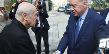 Erdoğan, Bahçeli ile görüştü
