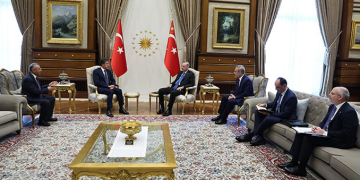 Erdoğan, IKBY Başkanı Barzani’yi kabul etti