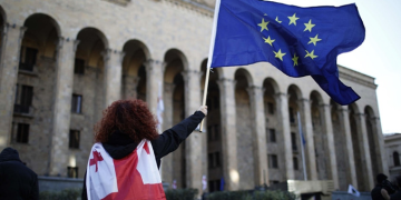 Gürcistan’da AB protestosu: Binlerce kişi katıldı