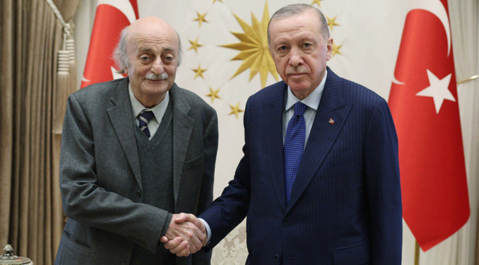 Cumhurbaşkanı Erdoğan Dürzi lider Canbolat’ı kabul etti