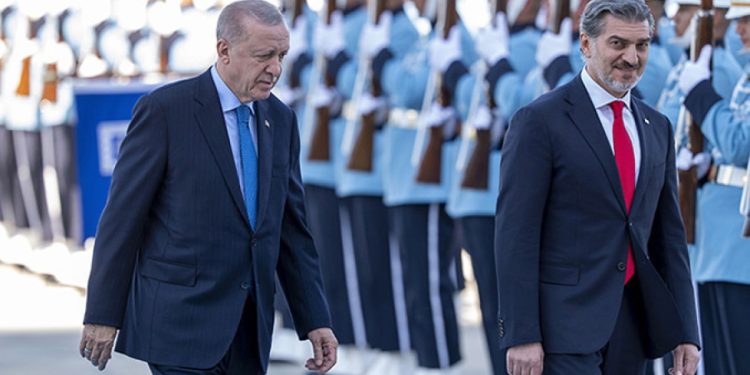 Gürcistan liderine Beştepe’de karşılama