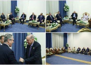 Cumhurbaşkanı Erdoğan’dan Barış Zirvesi’nde diplomasi trafiği