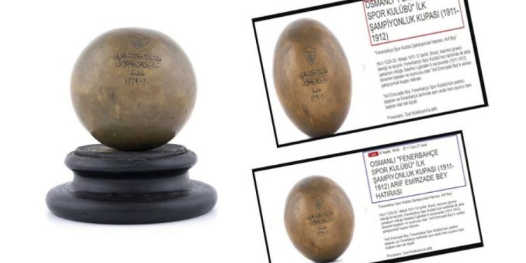 Fenerbahçe’yi kızdıran obje 27.500 dolara satıldı