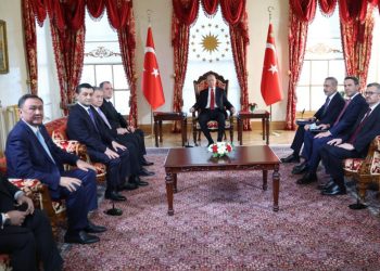 Erdoğan, Türk Devletleri Teşkilatı heyeti ile görüştü